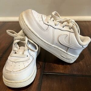 Nike Force 1 LE White/White Toddler 8C